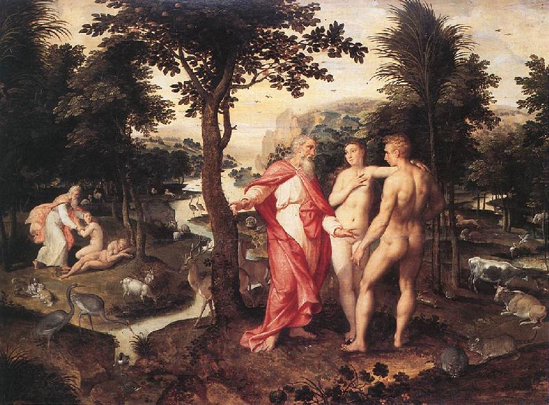 BACKER, Jacob de Garden of Eden ff oil painting picture